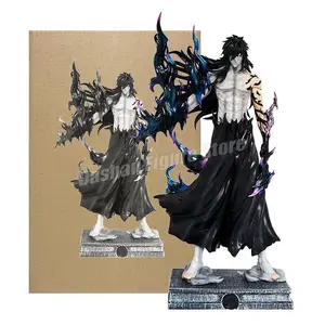 Gk Bleach Mugetsu Ichigo Action Figure Statue Desktop Ornaments PVC Collection Anime 33cm Kurosaki Ichigo 1.0 Figures Model Toys