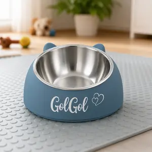 Personalized Dog Bowl Custom Dog Feeder Bowls Insulated,Cat Bowls, Pet Dog Cat Gifts, Stainless Steel Pet Bowl with Name,Food Bowl, Water Bowl, Pet Lover Gift