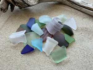 Real Sea Glass – Medium Authentic NYC Pieces (1-2 Inches)