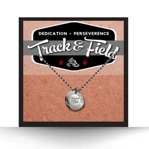 Track and Field Gift for Him | Track Runner Necklace for Men or Boys