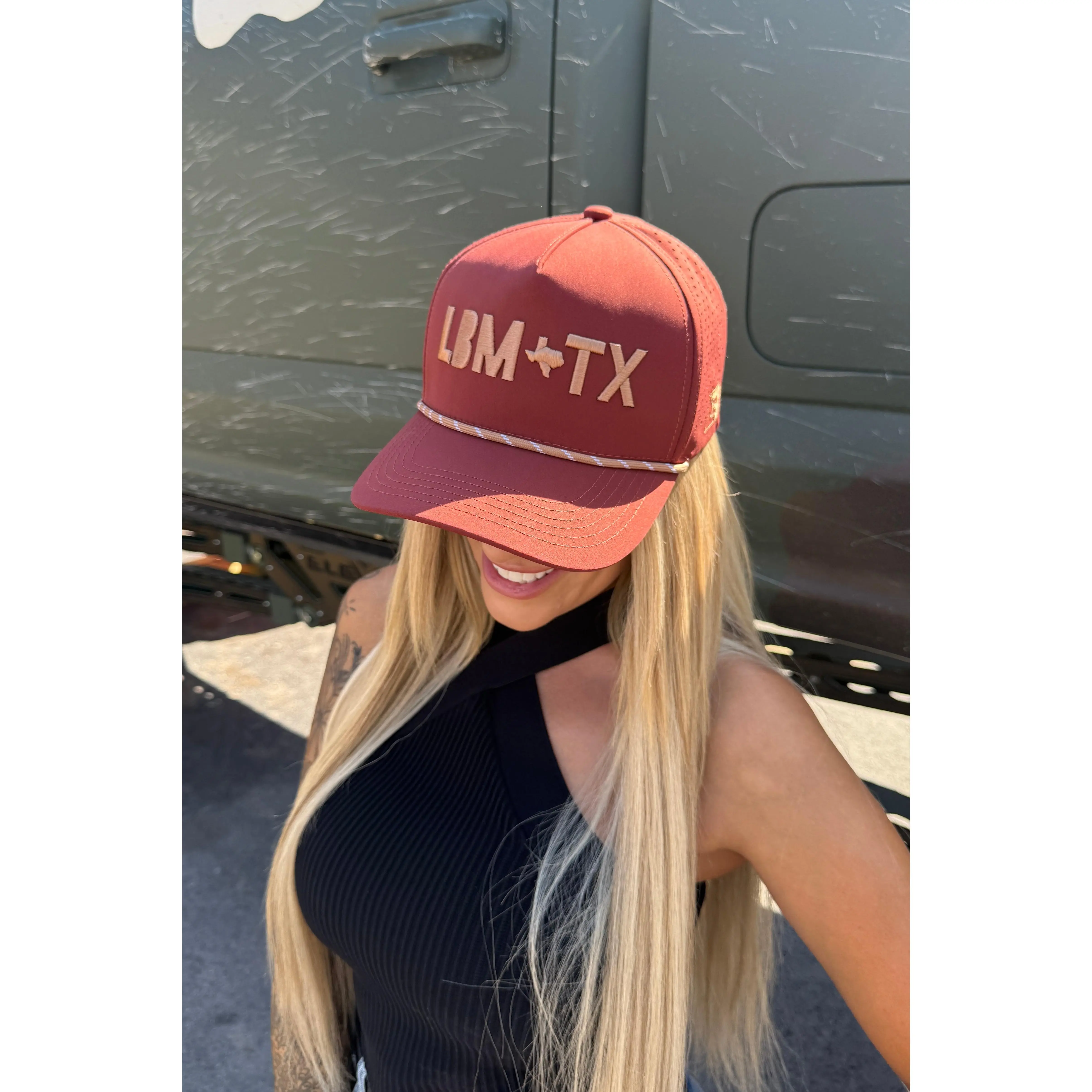 Rusty Red LBM Rope Hat