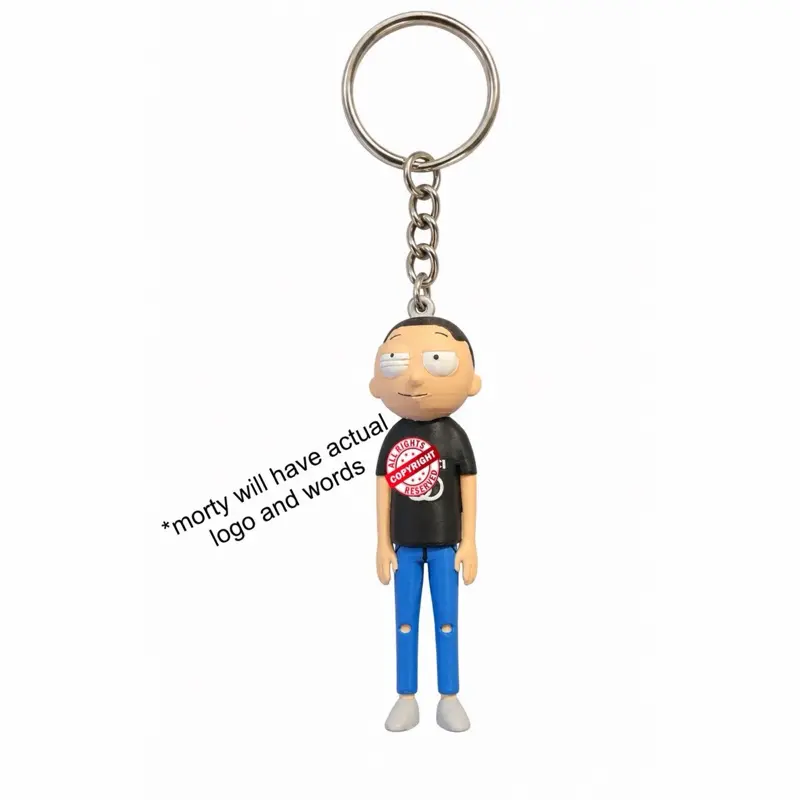 G Morty 3D keychain