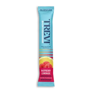 TREVI Sport Sugar Free Electrolytes - Rehydration Powder Packet Drink Mix - 20 Count - Raspberry Lemonade