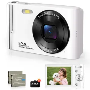 FHD 1080P Digital Camera with SDCard, 16X Digital Zoom Camera,USB Charging ,Portable Mini Camera for Teenagers StudentsBoys Girls, Point and Shoot Camera for GiftsTeen Girl Gifts, Tech Gadgets, Gifts For Girlfriend Pocket