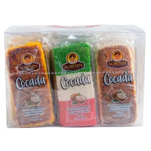 El Metate - Cocada Mix 18 Count Pack – Traditional Baked Coconut Macaroon Candy Snack | 64oz Authentic Mexican Coconut Treat