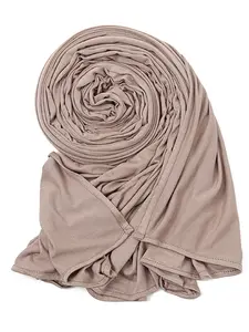 Women Breathable Stretchy Jersey Shawl Wrap, Soft Lightweight Headscarf Scarf, Versatile Fashion Accessory for Daily Wear & Stylish Turban Hijab
