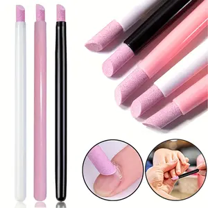 3pcs /10pcs Portable Quartz Grinding Pen Nail Art Cuticle Dead Skin Remover Nail Manicure Stick Nail Files accessories tool For Household Beauty Salon Peeling Dead Skin Repairing Nail Art Tools Nail File Kit