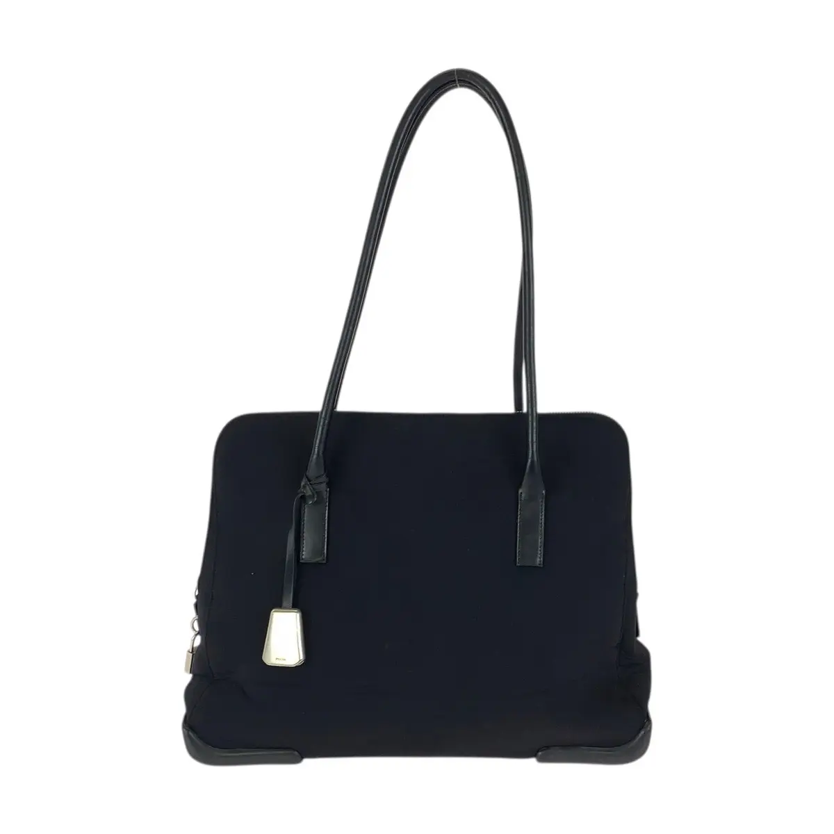 Pre-owned PRADA Rubber Tote Bags Leather 2way Tote Bag