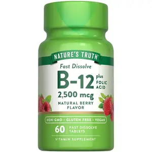 Vitamin B-12 2500 mcg with Folic Acid