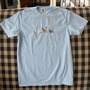 Comfort Colors Embroidered Chicken Trio Spring