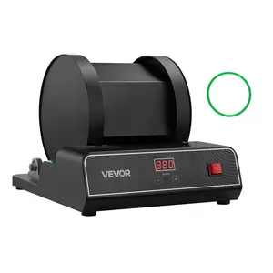 【Summervibes】VEVOR Rock Tumbler Kit,  , 17 lbs Rock Polishing Kit, 2-Speed Stone Polishing Kit with 240-Hour Polishing Timer, Rock Polisher with Belt-Driven Brushless Motor, Rock Polisher for Adults and Kids
