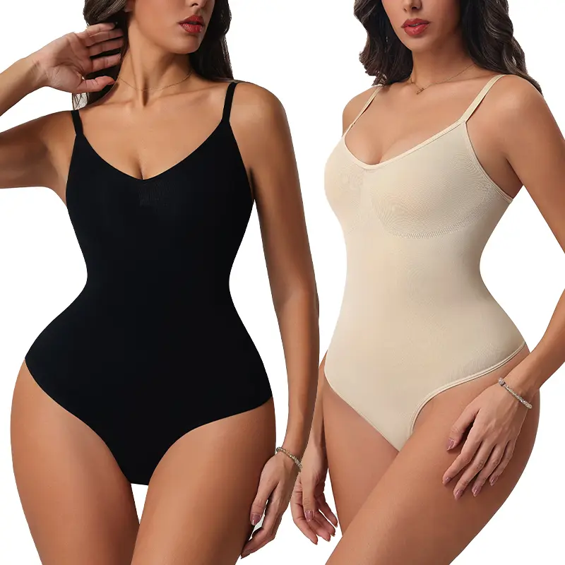 【Top-tier】Seamless Covered Bust Jumpsuit Thong Bodysuit  Comfort Slimming Womenswear 1 Breathable Hip Tops Soft Deals For You Days Springtok SpringStatements shapewear women brazilian faja comfortable hourglass curve snatch mujer Body Sculpting Garment Hi