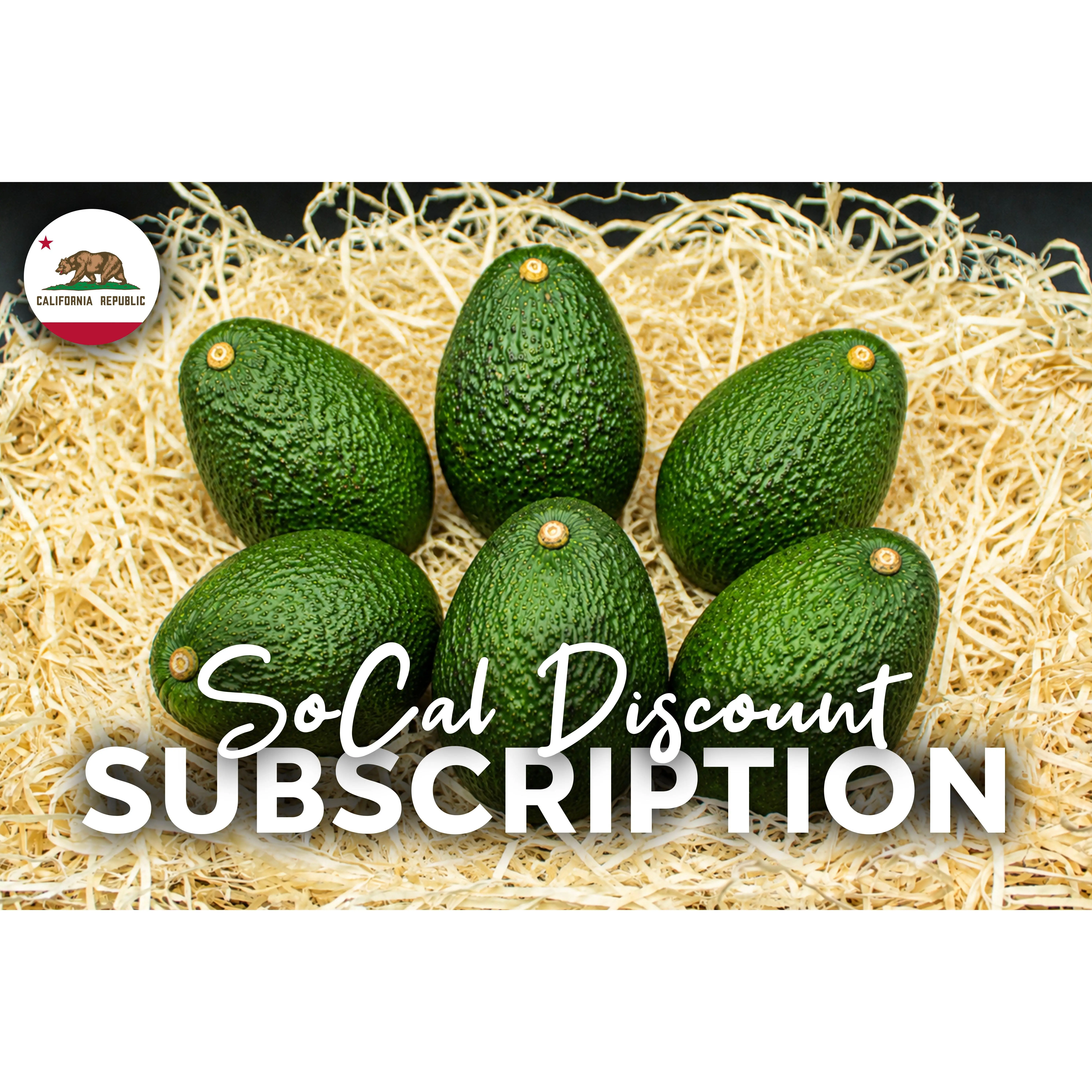 SoCal Discount Subscription - 6 Large Avocados