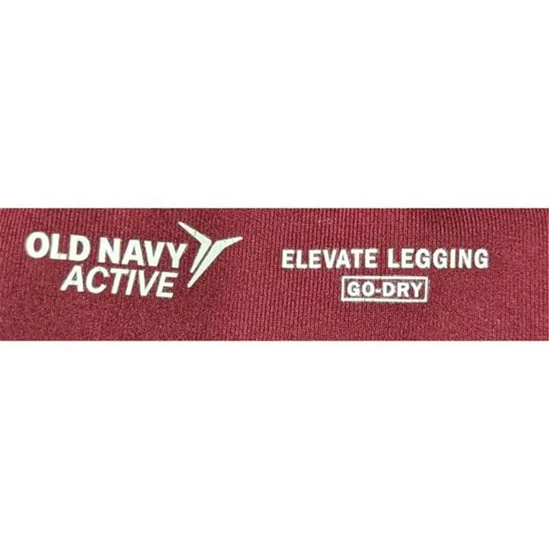 Old Navy Active Large L Lg Magenta Elevate Leggings High Rise Go-Dry Pockets