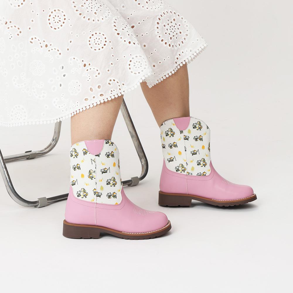 Toddler Girls Cowboy Boots - Cowgirl Western Boot for Kids Mid Calf Riding Shoes Soft Toe Footwear Round Toe Design Easy Comfortable Wear Ideal Gift Toddler Girls Cowboy Boots - Cowgirl Western Boot for Kids Mid Calf Riding Shoes Soft Toe Footwear Round Toe Design Easy Comfortable Wear Ideal Gift