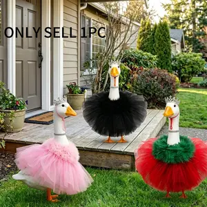 Doorway Goose Crown Dress Set, Festival Party, Decorative Clothing Ensemble, Perfect for Celebrations and Special Events