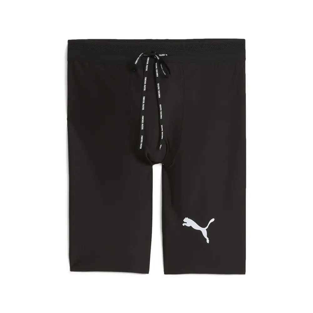 PUMA Mens Raceday Ultraform 9 Inch Short Leggings Casual Bottoms Casual Leggings - Black