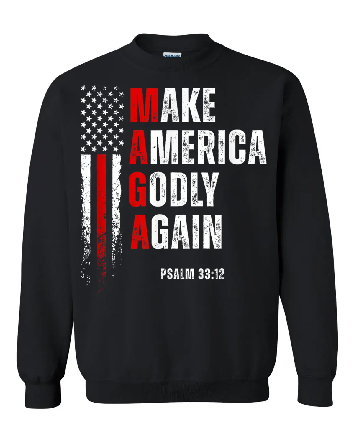 Make America Godly Again Shirt, Christian MAGA Sweatshirt, Trendy Fashion Unisex Sweater, Casual Crewneck Tee Top