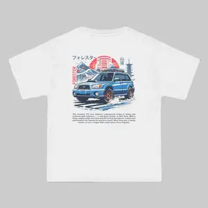 2004 Subaru Forester STI Graphic Shirt - Unisex Streetwear T-Shirt Sweatshirt Hoodie 2 Sided