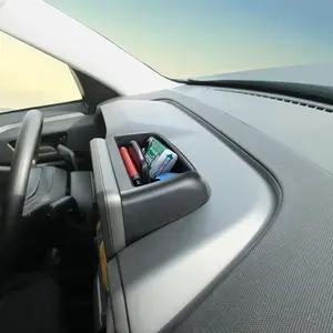 Dash Center Console Tray Compatible with Ford Bronco Sport 2021-2024 Accessories (CX430), Dashboard Insert ABS Plastic Storage Organizer Phone Holder Coin Container (Not for 2025)