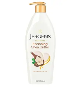 Jergens Shea Butter Moisturizing Lotion for Hands and Body – Deep Hydration for 3X Radiant Skin, Dermatologist Approved, 16.8 fl oz, Pack of 3