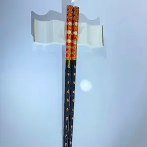 Handcrafted Lacquer Chopsticks with Mother-of-Pearl Inlay | Traditional Chinese Art