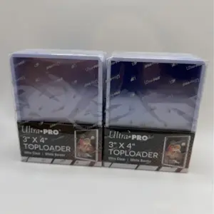 Ultra Pro 3X4 Toploaders 35pt WHITE BORDER 2 Packs of 25 for Standard Cards