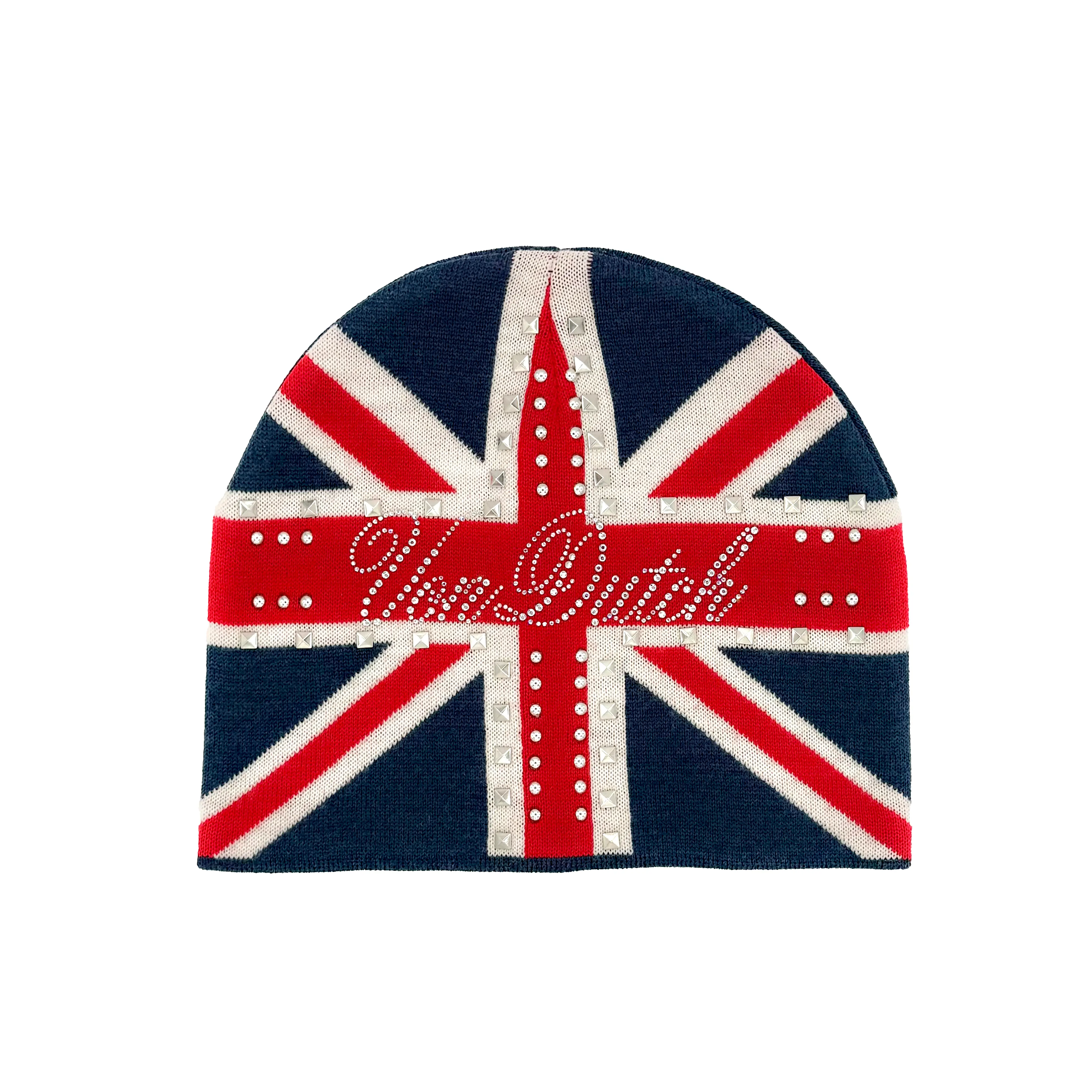 Rhinestone Union Beanie - UK
