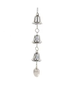 Silver Metal Bells Ornament