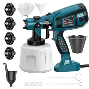 Paint Sprayer 1000W High Power Electric Spray Paint,1400ML Container,4 Nozzles 3 Patterns,Adjustable Spray Width Knob,Easy to Clean for Paint Sprayer for Furniture Garder Chairs Fence Walls Door Etc
