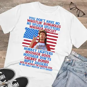 Celebrate the 4th of July in Style with the Joe Dirt Graphic Tee: Hilarious Classic Quotes on a Comfortable Heavy Cotton Unisex Shirt, Ideal for Everyday Casual Fun