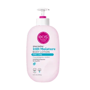eos Shea Better Body Lotion- Fresh & Cozy, 24H Moisture for Dry Skin, 16 fl oz