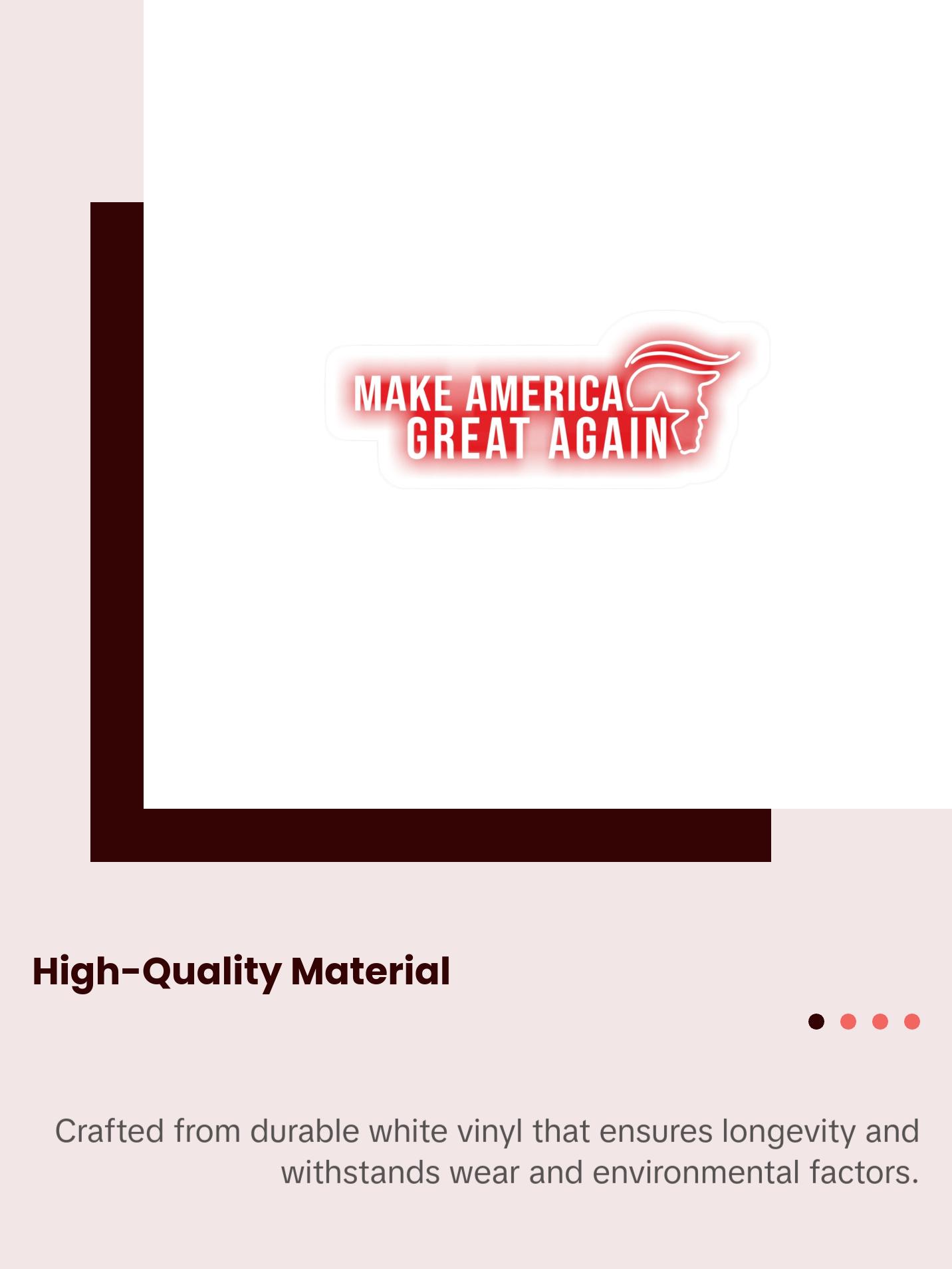 MAGA Trump Vinyl Decals