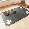 【Black Friday】Quick-Drying Absorbent Pet Feeding Mat for Dogs and Cats, Non-Slip Rubber Backing, Ideal for Indoor Use