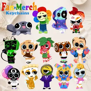 Dandy's World Keychain – Pebble, Dandy, Astro, Shrimpo, Vee, Shelly, Sprout & More – Cute Acrylic Keychain Charms, Perfect Gift for Fans & Collectors