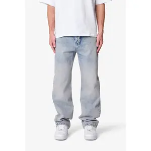 mnml Baggy Denim - Light Sand Washed Blue