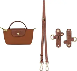 Purse Straps Replacement Leather Bag Shoulder Strap Ajustable for Longchamp Mini Bag Conversion Kit