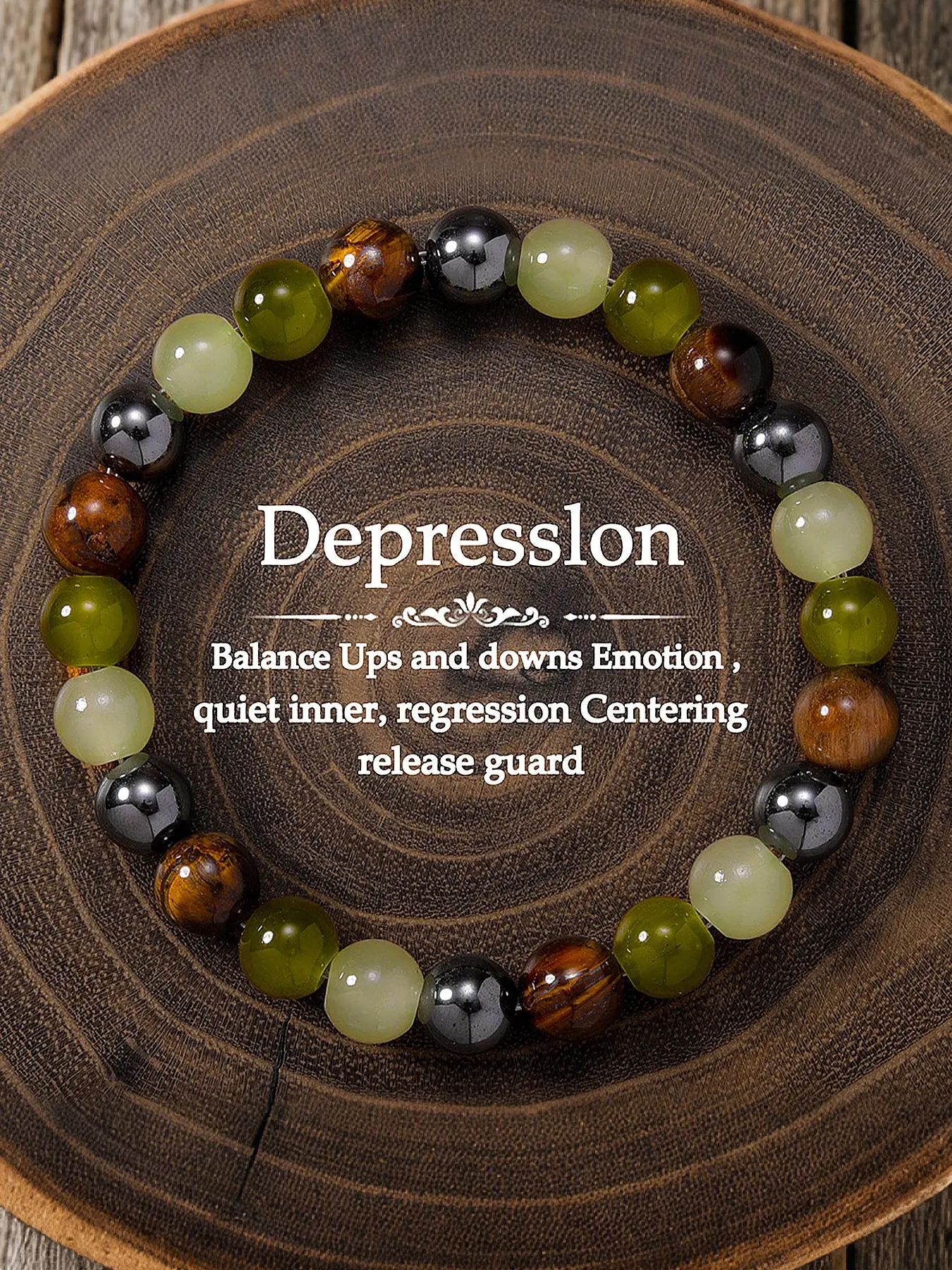 Natural Tiger Eye Kyanite Crystal Beaded Bracelet, Crystal Bracelets, Emotion Balance Jewelry Gift for Men Women, Spiritual Energy Healing Accessory, Lucky Bracelet