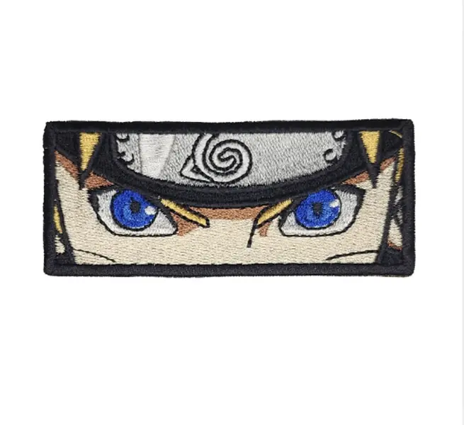 Shadow Ninja Warrior Embroidered Patch – Anime Inspired Shinobi Clan Iron-On Badge