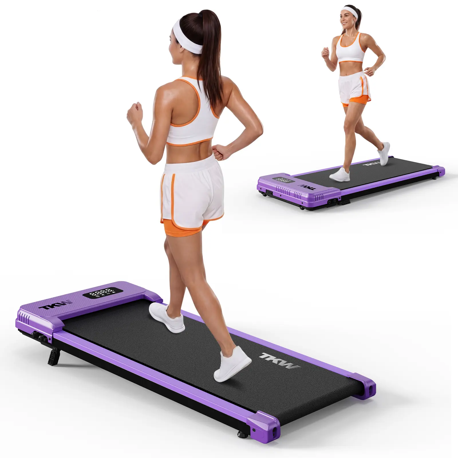 Under Desk Treadmill Walking Pad - 5% Incline, Remote Control, Lightweight, Easy Storage for Office Fitness Under Desk Treadmill Walking Pad - 5% Incline, Remote Control, Lightweight, Easy Storage for Office Fitness