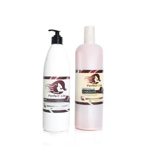 PERFECT LISS – Hair Straightening Keratin – With Deep Cleansing Shampoo – For Curly Unruly Hair – With Vitamin E – Professional Hair Repair Treatment- Nourishment & Beauty (33 fl oz)