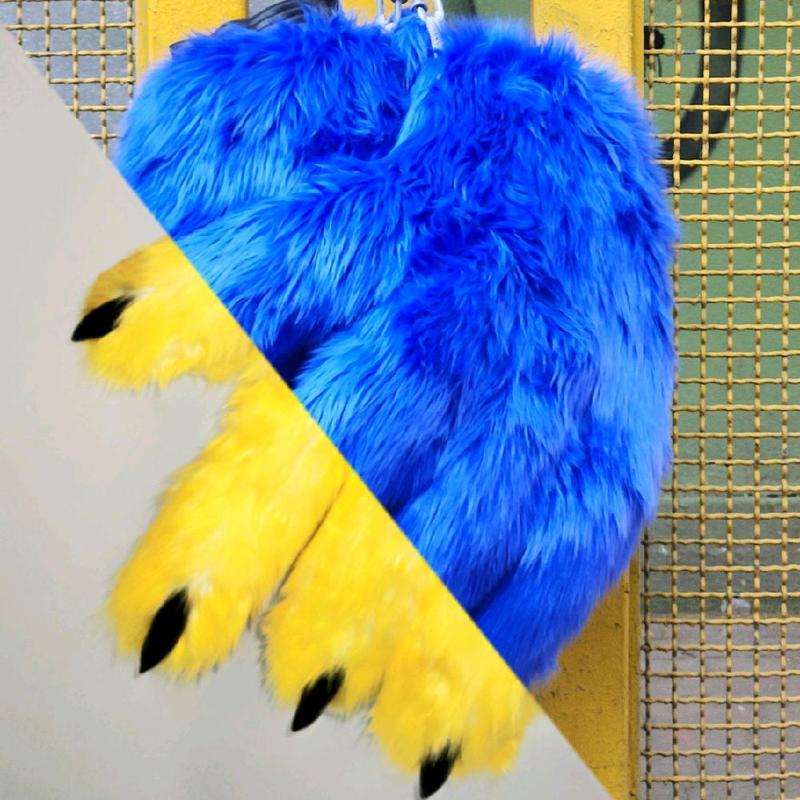 Angry Empath Apparel Giant Claws Bag - Crybaby Blue Crossbody Bag (preorder)