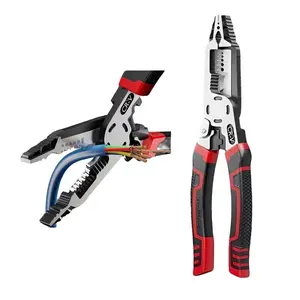 1pc Multifunctional nail cutter Vise Wire cutter Rust dismantling Slippery wire Damaged screw cutter Quick cut Pressure pull wire Stripping Wire For home improvement construction Electrical equipment tools Wirecutters