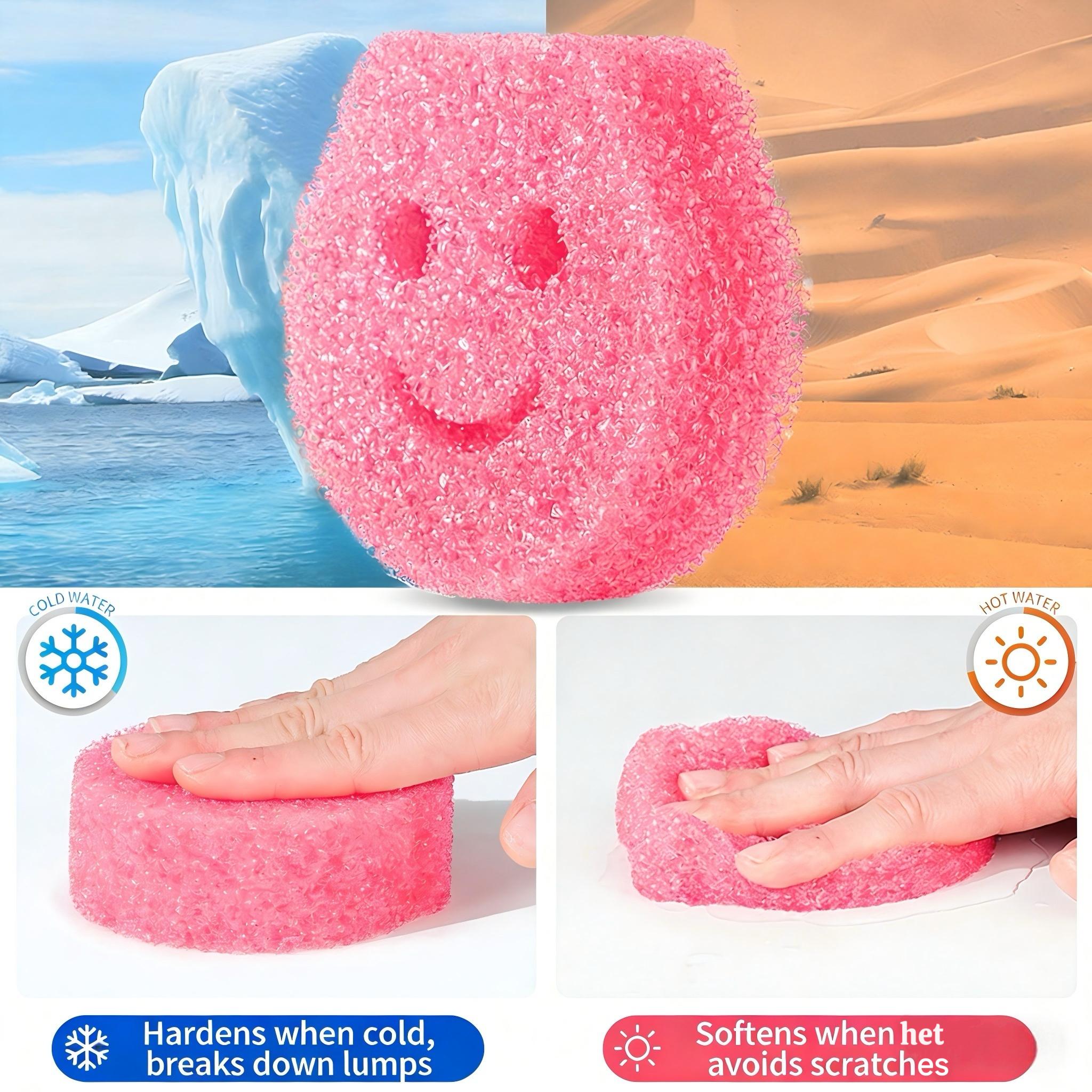 3 Colorful Smile Sponges, Warm Sponges, Kitchen Cleaning Brushes, Bowl Brushes, Pot Brushes, and Magic Tools. Double Sided Bulk Kitchen Cleaning Sponges, Multifunctional Cleaning Sponges for Kitchens, Bathrooms, and Floors