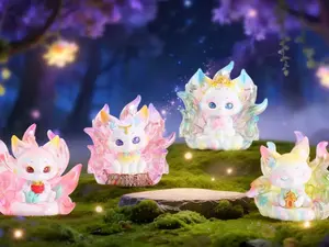 B16-BABYTHREE-Encountering the Lucky Nine-Tailed Fox Mystery Box Cartoon Figurine