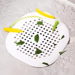 Hair Catcher Drain Stopper for Sink Bathtub Shower, Portable Square Hair Filter, Essential Kitchen Bathroom Accessory