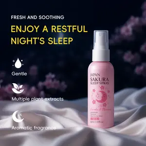 Cherry Blossom Scented Sleep Spray 60ML, No Rinse Convenience, Moisturizing & Nourishing, Calming Fragrance, Nighttime Repair, Lazy Skincare Tool