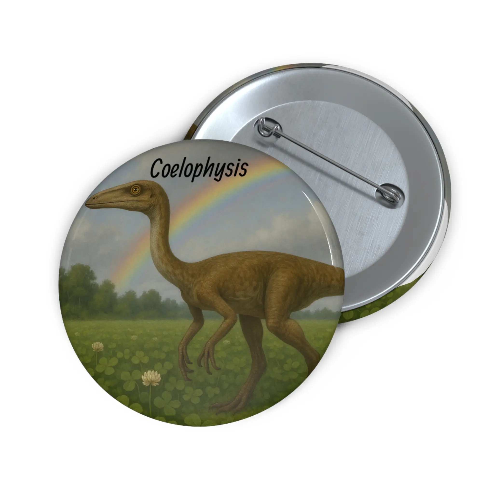 Coelophysis Custom Pin Buttons