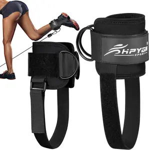 Ankle Straps for Cable Machines Kickbacks - Adjustable Comfort Ankle Cable Attachments for Gym Ankle Cuff Cable Machine Glute Kickback Straps - Leg Extensions, Curls & Ankle Cuffs Women