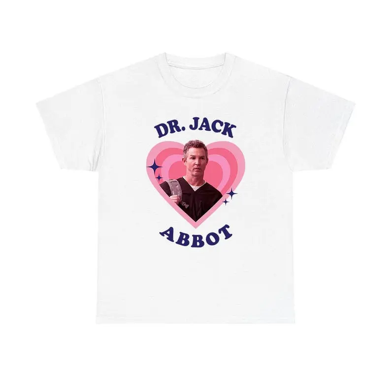 Dr. Jack Abbot retro pop art heart , Funny Dr. Jack Abbot (Shawn Hatosy) crewneck shirt